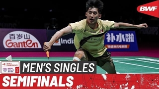 مسابقه نیمه نهایی بدمینتون BWF World Championships 2026 سینگل مردان - Victor Lai از کانادا درمقابل Alex Lanier از فرانسه
