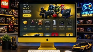 کانسپت وبسایت سه بعدی تعاملی Play Store