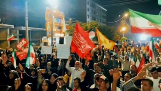 تجمع شبانه مردم ملارد کرج شب ۱۸۸ _ لبنان سرت سلامت