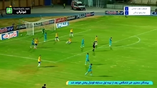 خلاصه بازی صنعت نفت آبادان 1-2 چادرملو اردکان