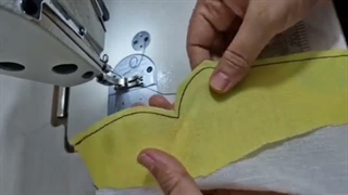 برش و دوخت یقه دلبر