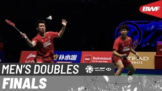 مسابقه فینال بدمینتون LI-NING China Masters 2026 دوبل مردان - He-Ren از چین درمقابل Rankireddy-Shetty از هند