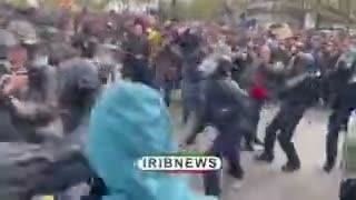 بازتاب کاربران از تناقض رسانه‌ها در برخورد با اعتراضات فرانسه