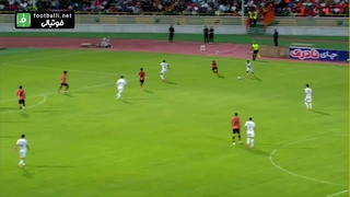 گل دوم پرسپولیس به مس شهر بابک با شوت مجید عیدی